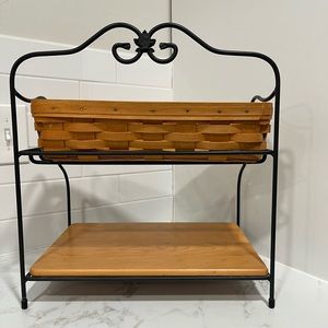 Longaberger Wrought Iron Bakers Rack